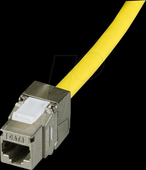 Image du produit EFB Elektronik RJ45 Keystone STP, Cat.8 Classe 1, 2000MHz (Module Keystone)