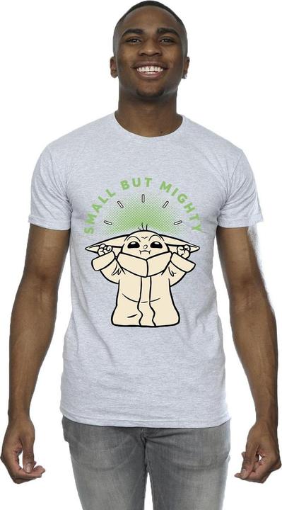 Actual product image Star Wars Mens The Mandalorian Small But Mighty Grogu T-Shirt (4XL)