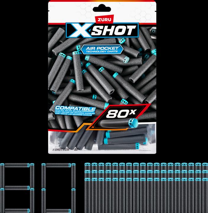 Produktbild Xshot X-SHOT-EXCEL-DART REFILL (80 PCS),S1,FOI