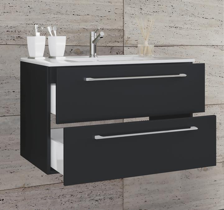 Actual product image VCM 2-piece wash place washbasin Badinos drawer