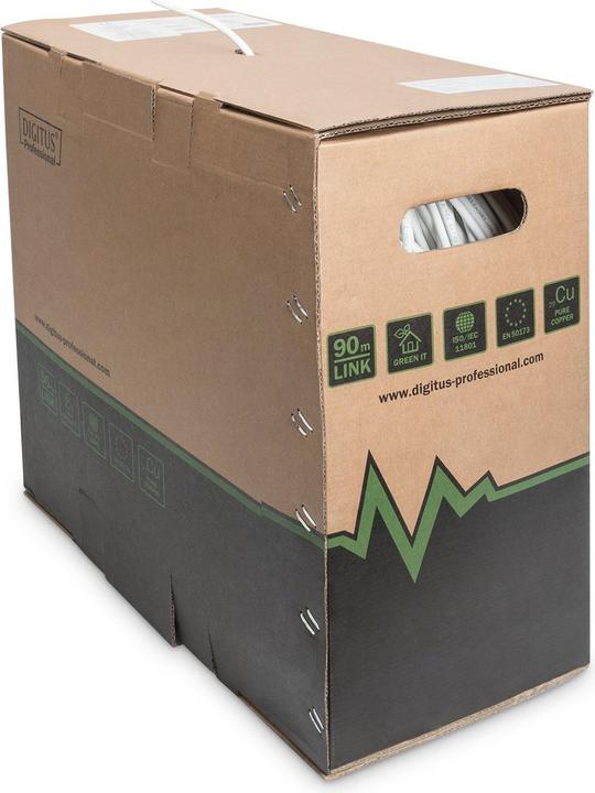 Actual product image Digitus Cat.7 S/FTP installation cable, 305 m, simplex, Dca (S/FTP, CAT7, 305 m)