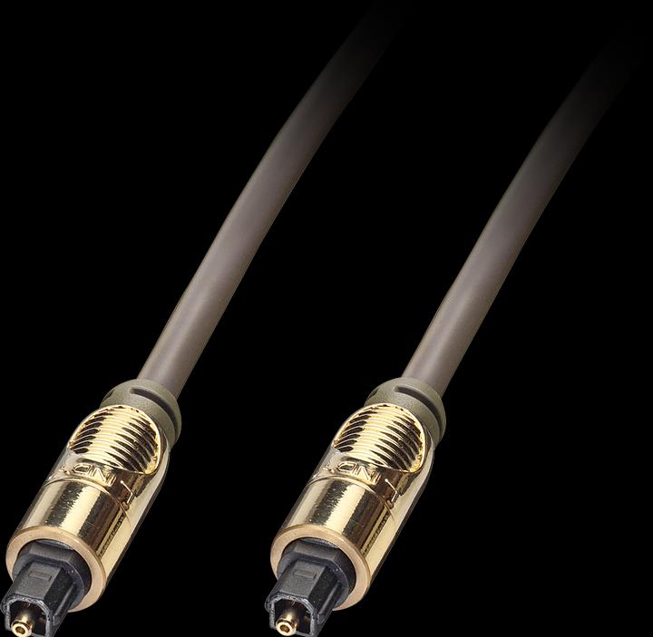 Actual product image Lindy GOLD Toslink cable (1 m, High end, Optical)