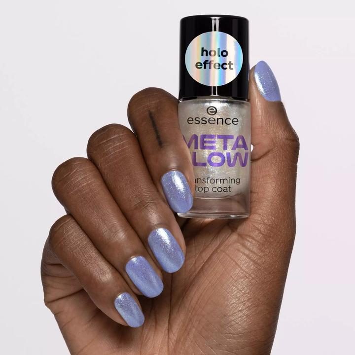 Produktbild essence Topcoat Meta Glow Transforming (Silber, Top Coat)