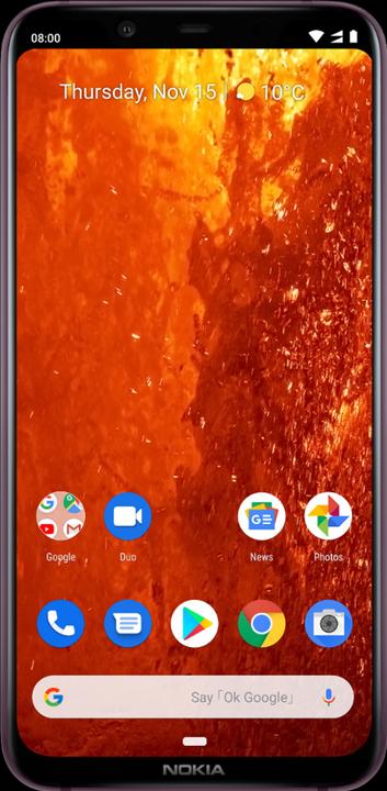 Nokia 8.1 (64 GB, Iron, 6.18", Hybrid Dual SIM, 13 Mpx, 4G)