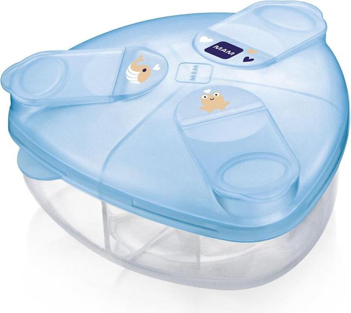 MAM Milk Powder Box, distributeur de lait en poudre, baleine/grenouille
