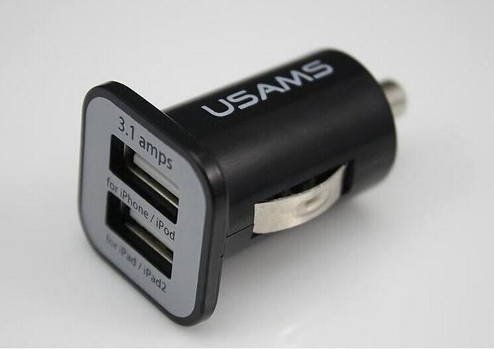 Image du produit PhoneLook Adaptateur allume-cigare à double prise USB-A / 3.1 ampères