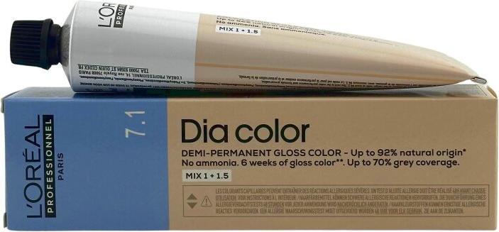 L'Oréal Professionnel Dia Color 7.1 Mittelblond Asch - 60ml (7.1)