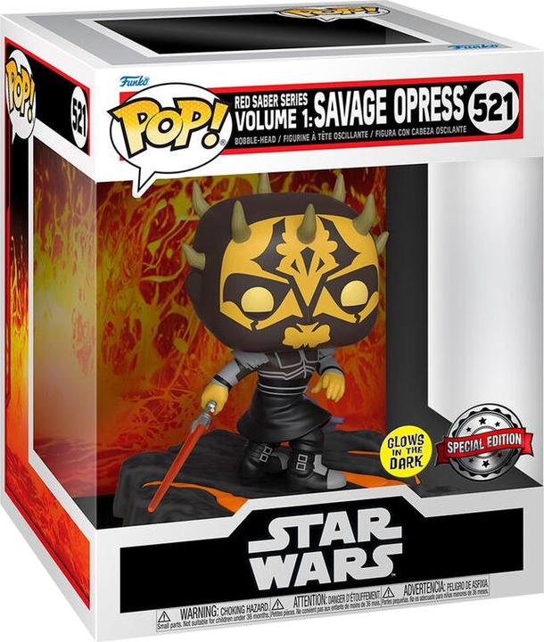 Produktbild Funko POP! Deluxe SW : Sith Darth Savage GITD (521) EXM