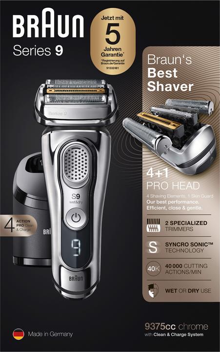 Produktbild Braun Series 9 9375cc + Elektrischer Rasierer
