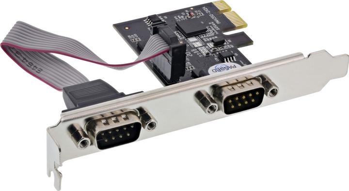 Produktbild Longshine Controller PCIe 2x Seriell RS232 - Schnittstellenkarte - PCI-Express