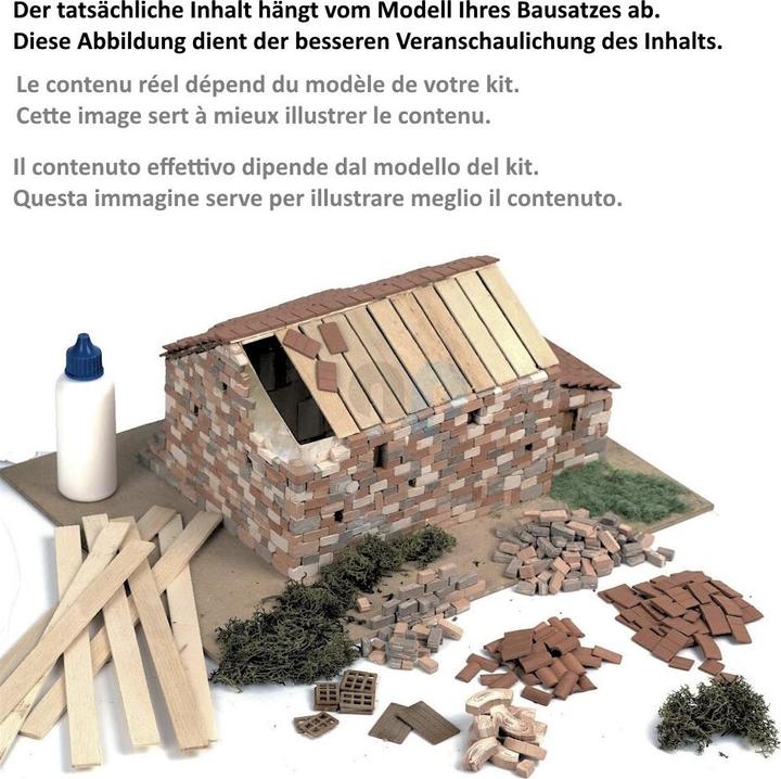 Image du produit Block Cuit. Kit maquette 3D en céramique - Église monastique romane (26 x 14 x 22 cm)