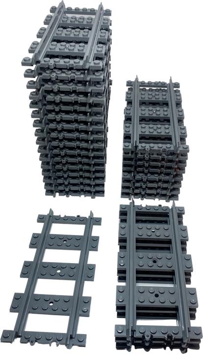 Produktbild LEGO Eisenbahn Schienen Gerade (53401, LEGO Zubehör)