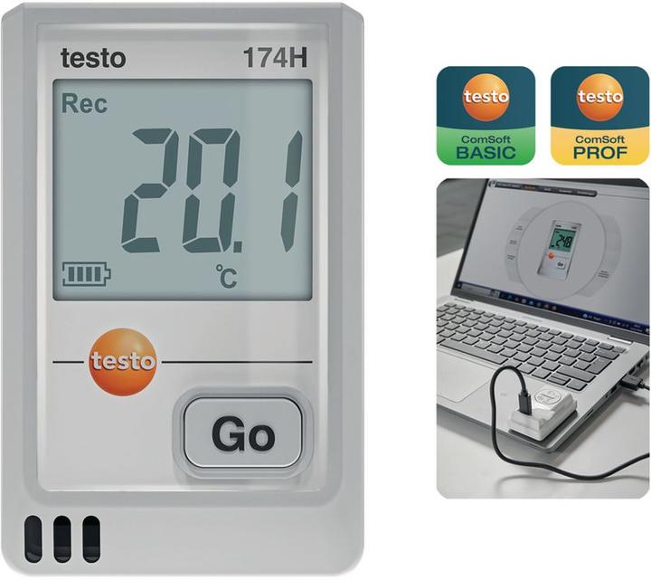 Produktbild Testo Mini-Datenlogger 174 H / USB-C