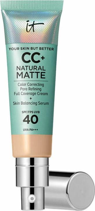 Actual product image It Cosmetics Cc Natural Matte Cream Makeup Spf 40 Light 32ml