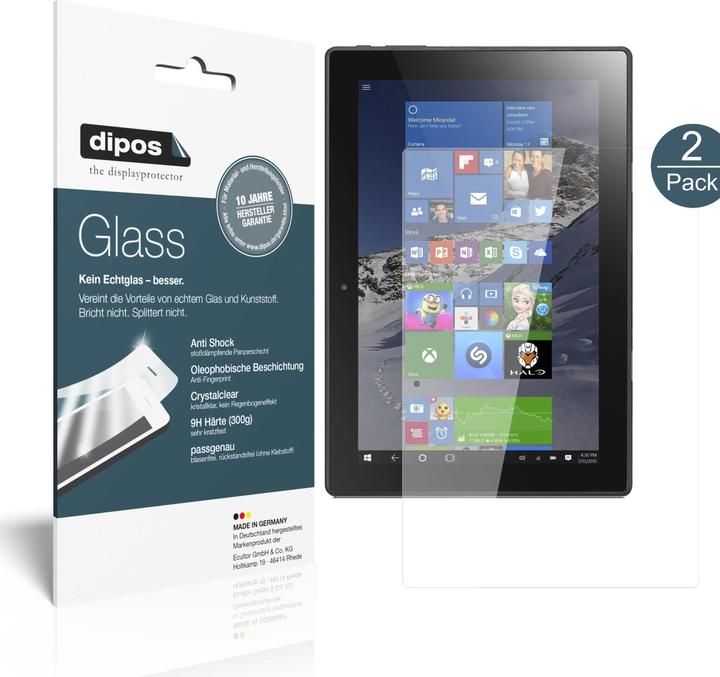Produktbild Dipos Displayschutz Anti-Shock (2 Stück, Lenovo Miix 310)