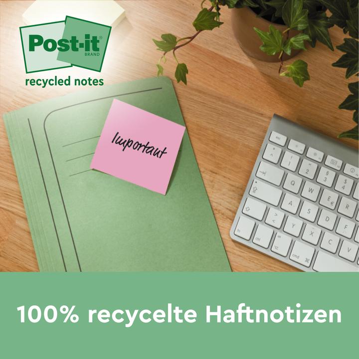 Produktbild Post-it Recycling Z-Notes (76 x 76 mm)