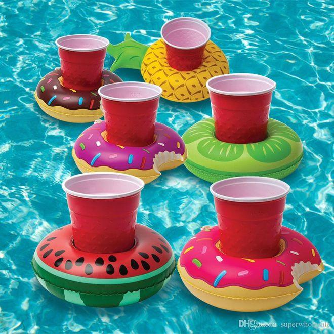 Actual product image MU Classic Inflatable Pool Drink Holder