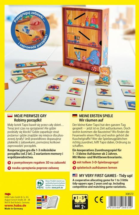 Image du produit Haba Moje pierwsze gry Robimy porządki! 60310 (Polonais)