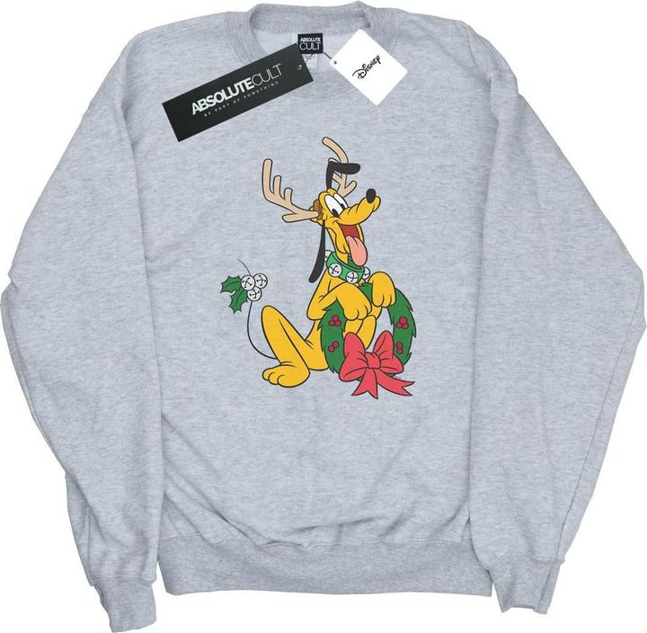 Disney Pluto Christmas Reindeer Sweatshirt (L)