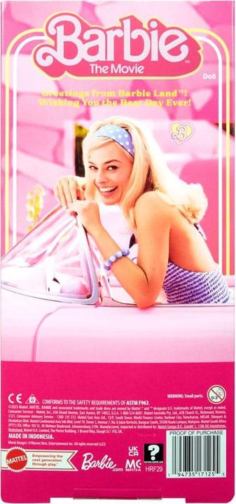 Actual product image Barbie The Movie Puppe im Pink Power Jumpsuit