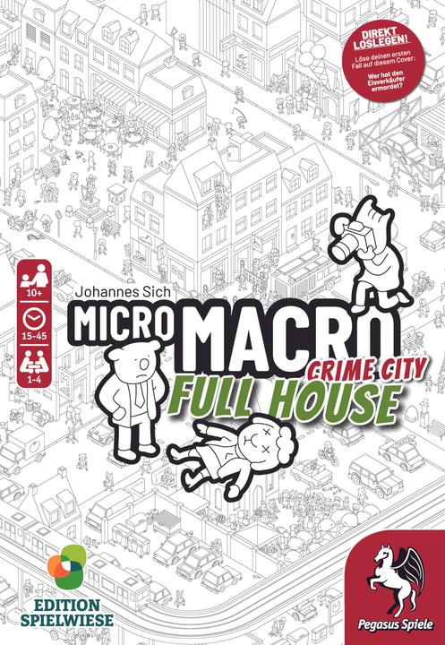 Actual product image Pegasus MicroMacro: Crime City 2 - Full House (German)