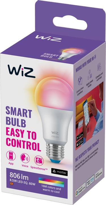 Image du produit WiZ Standard (E27, 60 W, 806 lm, 1 x, F)