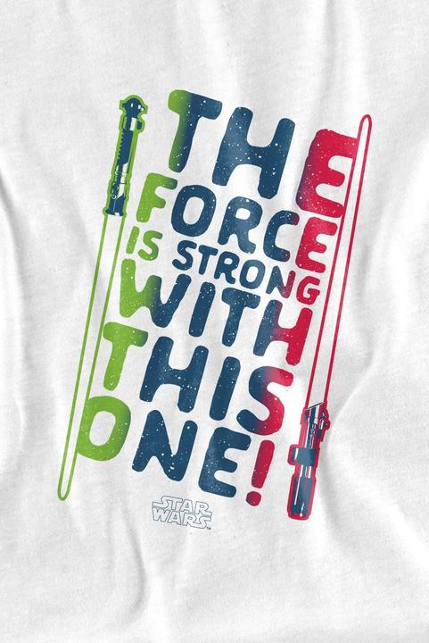 Immagine prodotto Star Wars Force Is Strong Maglietta Bambini (140)