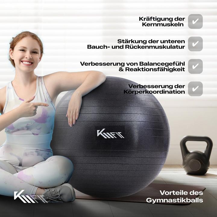 Actual product image Km-Fit Exercise ball (65 cm)