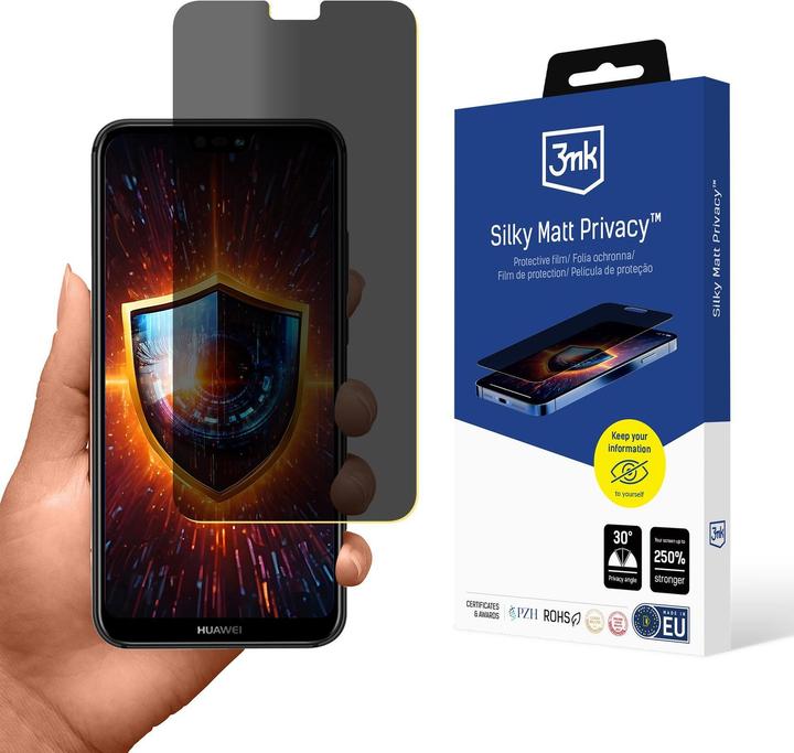 Produktbild 3MK Folia ochronna prywatyzujÄ ca matowa Silky Matt Privacy na Huawei P20 Lite (Klebefolie)