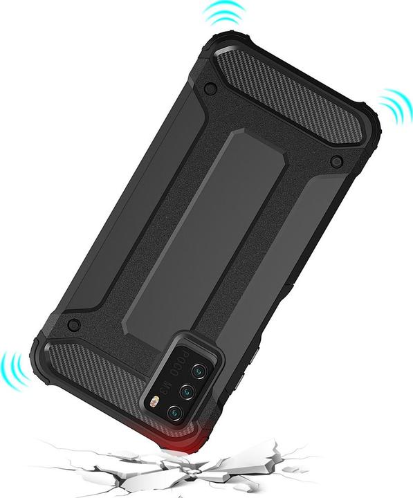 Image du produit Hurtel Housse hybride pour Xiaomi Redmi Note 10 5G / Poco M3 Pro doré (Xiaomi Redmi Note 10 5G)