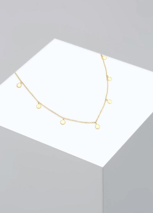 Immagine prodotto Elli Choker mit Plättchen Matt Look (Argento, 36 cm)