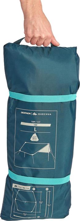 Image du produit Quechua Tarp Bâche de protection multifonctionnelle (Bâche, 2.39 kg, 4 personnes)