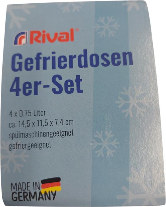 Produktbild Rival Tiefkühldosen 4-er Set (0.75 l)