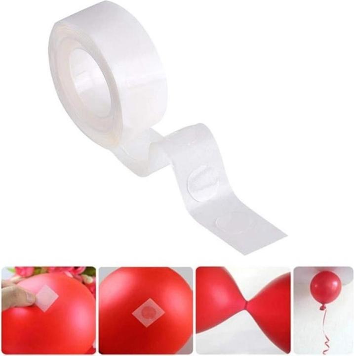 Actual product image Ruban de points de colle pour ballons (100pcs) (100 x)