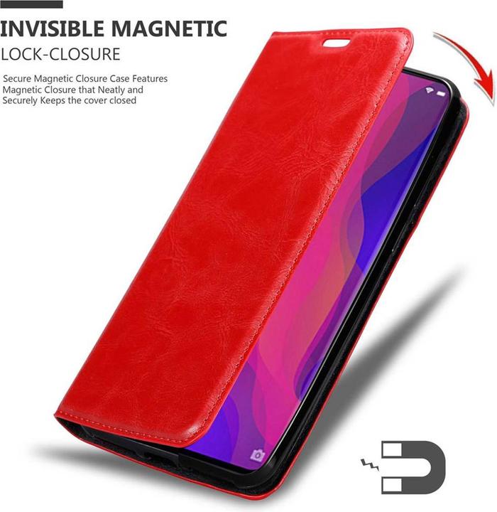 Produktbild Cadorabo Book Invisible Magnet Cover (Oppo Find X)