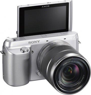 Produktbild Sony NEX-F3, 16.1 MP, FullHD, 18-55mm Kit, Silber