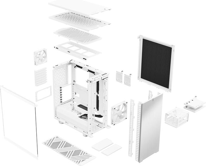 Immagine prodotto Fractal Define 7 Compact White TG (mATX, Mini-ITX, ATX)