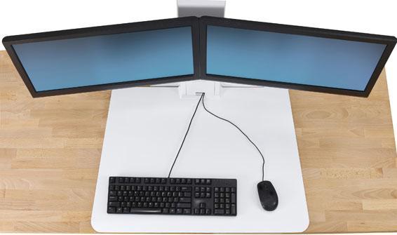 Produktbild Ergotron WorkFit Steh-Sitz Arbeitsplatz (Tisch, 24")
