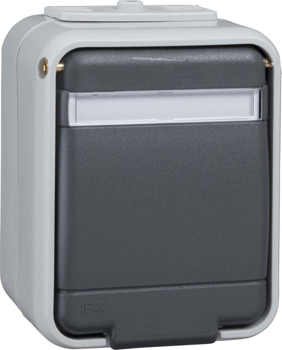 Schneider GmbH Socket outlet 16A AquaTop light/basalt grey