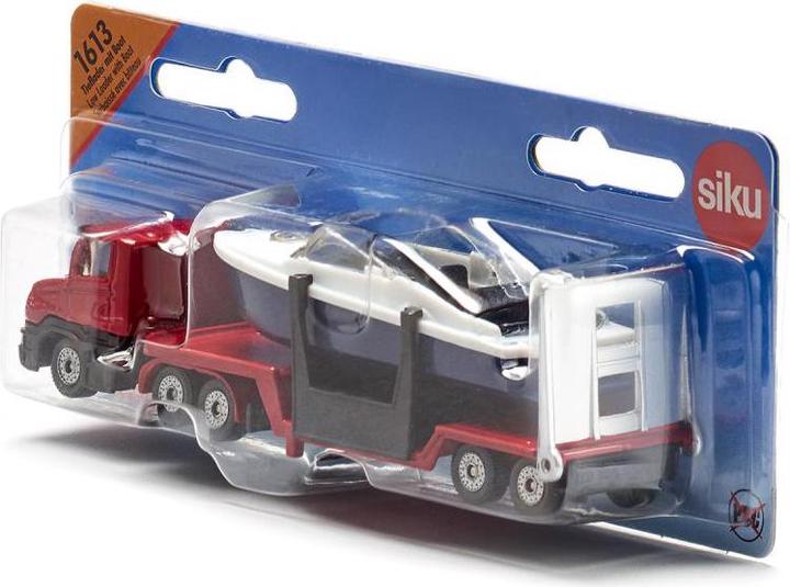 Actual product image Siku Low loader with boat