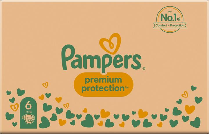 Produktbild Pampers Premium Protection (Gr. 6, Monatsbox, 120 Stück)