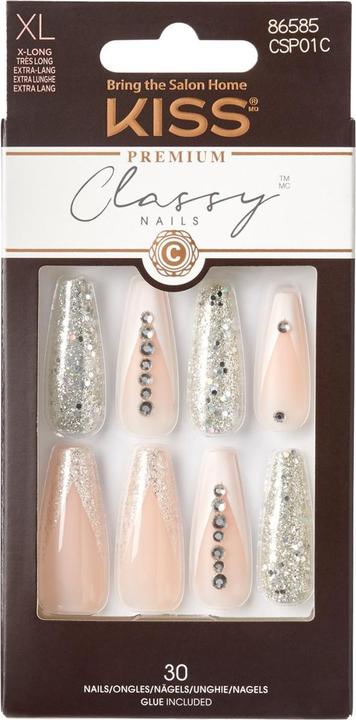 KISS Adhesive nails Classy Nails Premium - Sophisticated 30 pcs (Kunstnägel)