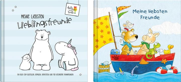 Actual product image Friends book (German)