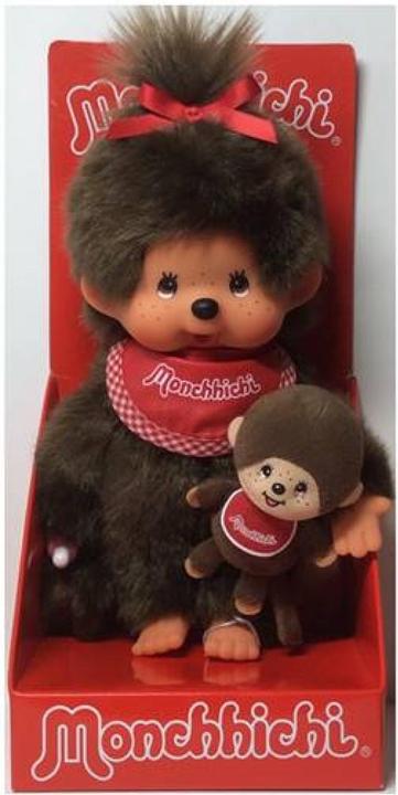 Actual product image Monchhichi Girl + Mini (9.50 cm)