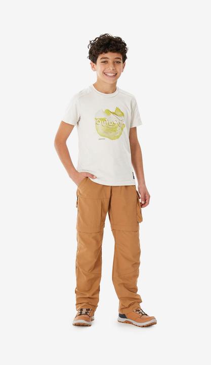 Actual product image Quechua Wander-T-Shirt NH100 Kinder Gr. 122–170 beige