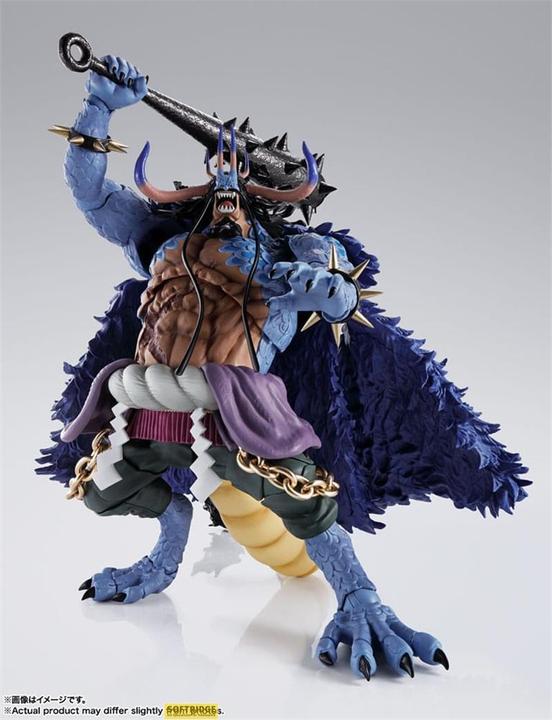 Actual product image Tamashii Nation One Piece S.H. Figuarts Actionfigur Kaido King of the Beasts (Man-Beast form) 25 cm
