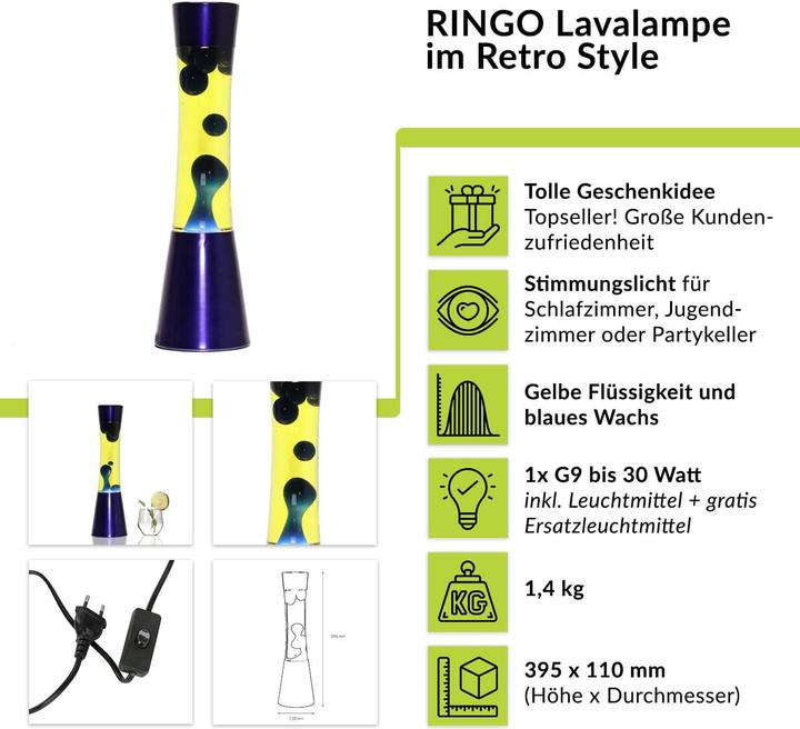 Image du produit Licht-Erlebnisse Ringo (210 lm, G9)