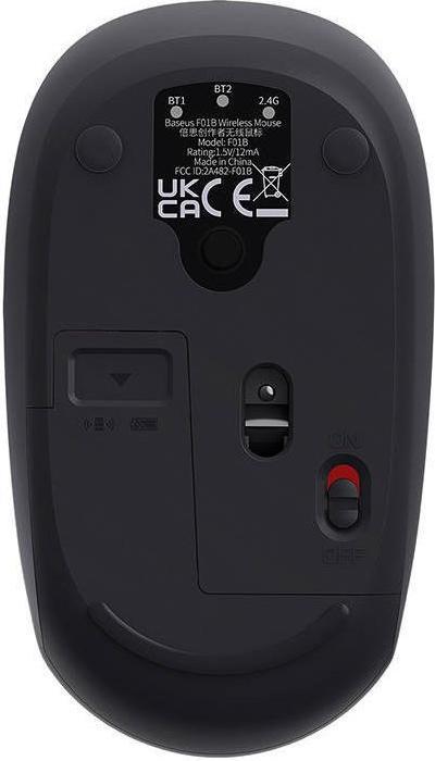 Immagine prodotto Baseus Mouse wireless F01B Tri-Mode 2.4 G BT 5.0 1600 DPI (grigio ghiaccio) (Senza fili)
