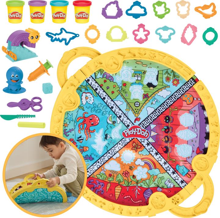 Immagine prodotto Hasbro Tappetino per modellare Play-Doh per il set di gioco Starters in movimento