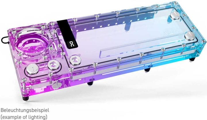 Actual product image Alphacool AGB Core Flat Reservoir 360 Right D5/VPP